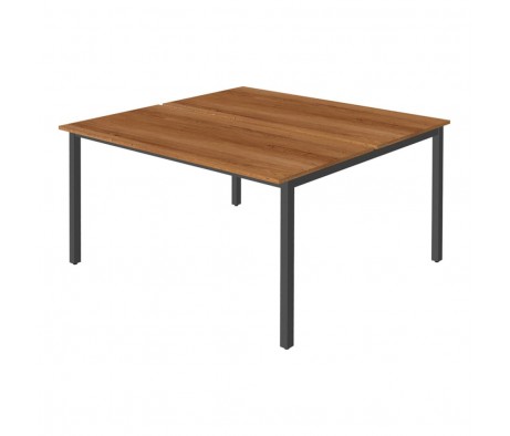 Сдвоенный стол на металлокаркасе WM-2+WM-2+WM-2-02 Work