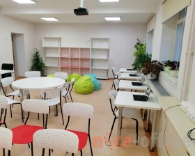 Стул Точка Роста SHT-S85М Пластик, Белый/Черный муар images