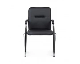 Стул Самба с пластиковыми подлокотниками SMB-03H Хром гальв. images