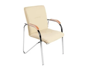 Стул D Samba RU Экокожа, Бежевый/Бук images