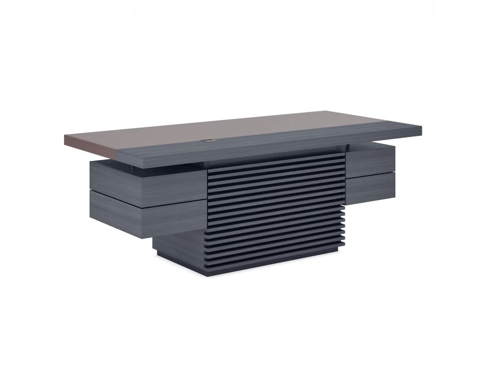 Стол руководителя с рейками 2200x950x760 Antey