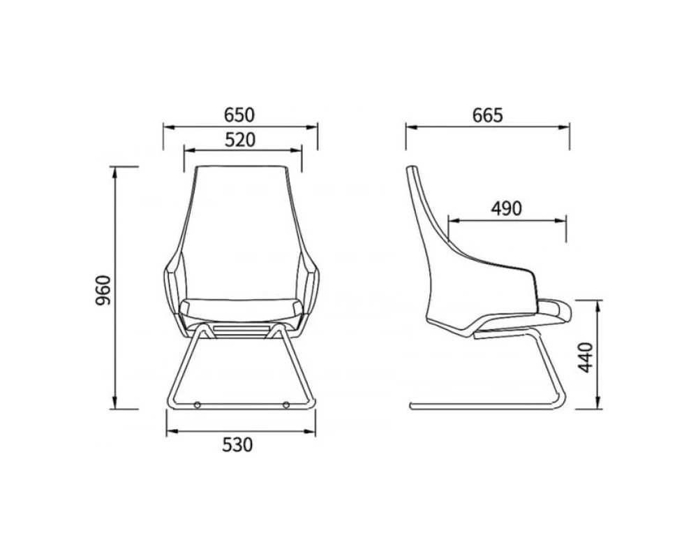 Стул офисный Гауди