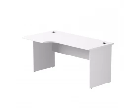Стол эргономичный левый опоры ЛДСП 1580х670(870)x755 мм Everprof EVO Белый images
