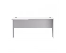 Стол эргономичный левый опоры ЛДСП 1580х670(870)x755 мм Everprof EVO Белый images
