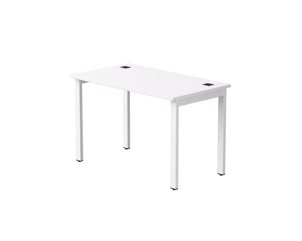 Стол прямой на металлокаркасе 1180х670х755 мм Everprof EVO Белый/Белый