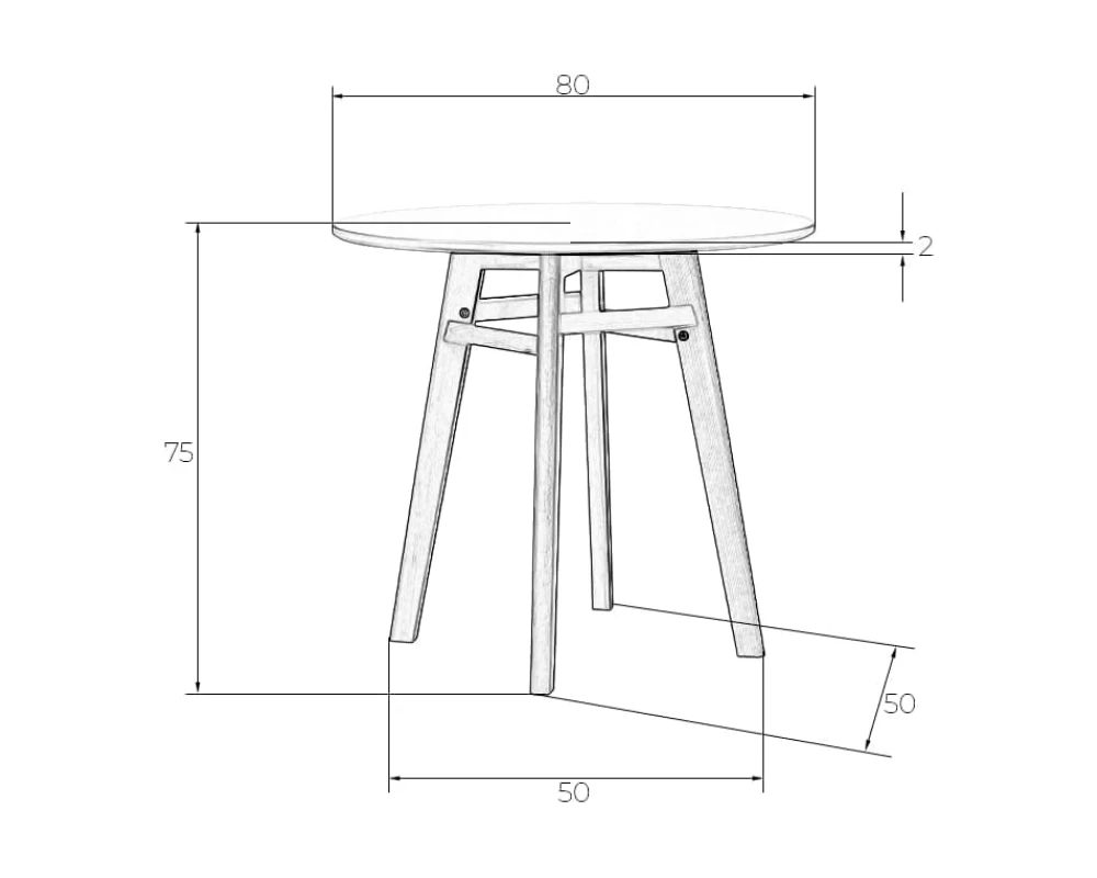 Стол обеденный ALBERT'80