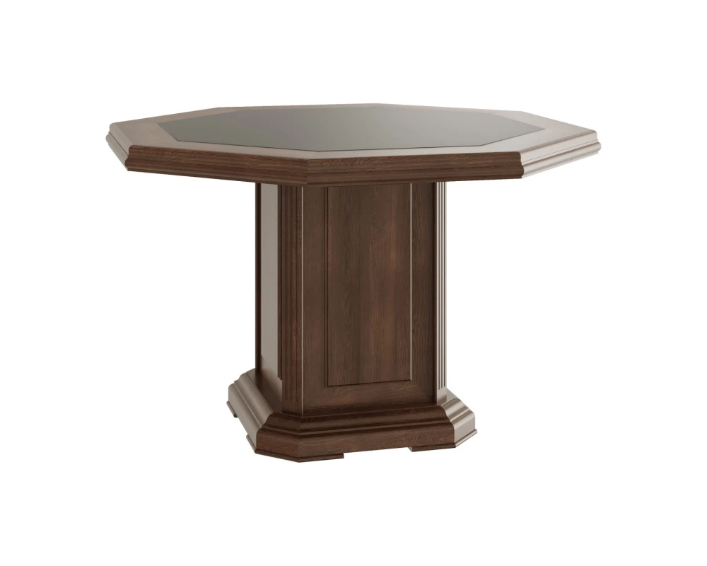 Стол для переговоров восьмигранный 120 Ministry Дуб шоколад