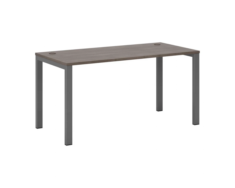 Стол письменный на металлоопорах 150 New Line Дуб Шамони темный