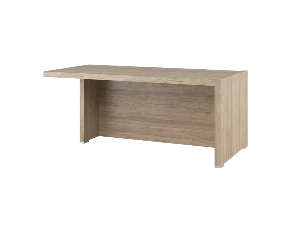 Стол письменный с асимметричными опорами, левый 180 Solid Вяз