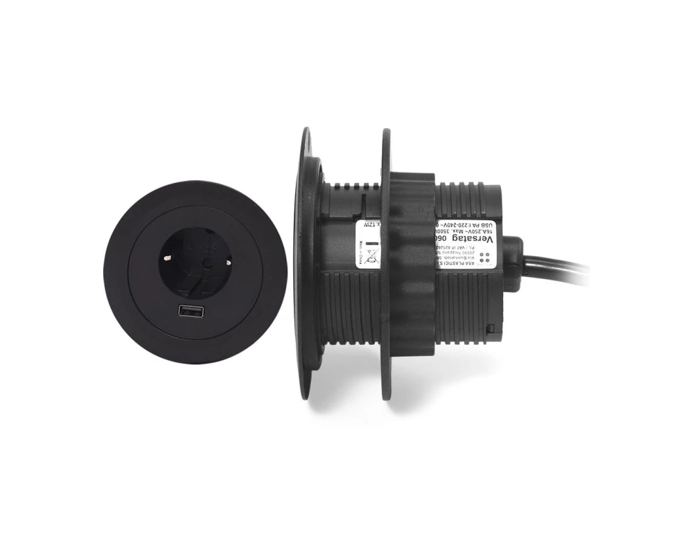 Электрический блок D7,2x9 Versatag Черный