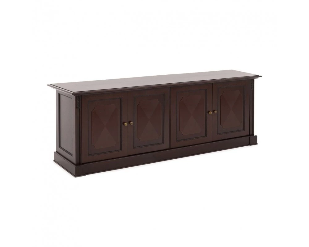 Греденция 4 двери 202,4x56x77 Doge Орех танганьика