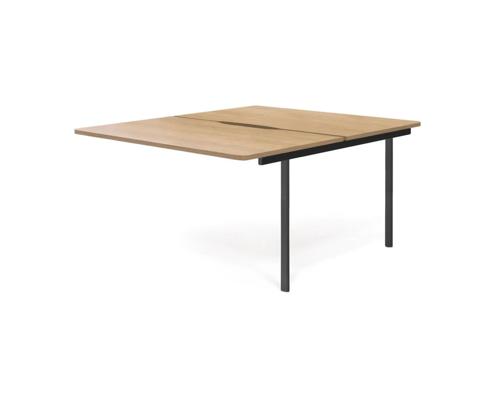 Модуль бенча с вырезом 158х141х76 Flex Гикори/Графит