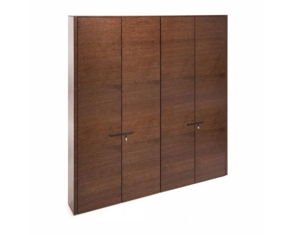 Шкаф для бумаг и гардероб 208x46x195 Rail Дуб табак