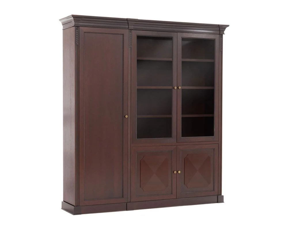 Шкаф комб. и гард. L216 215,6x50x234 Doge Орех танганьика