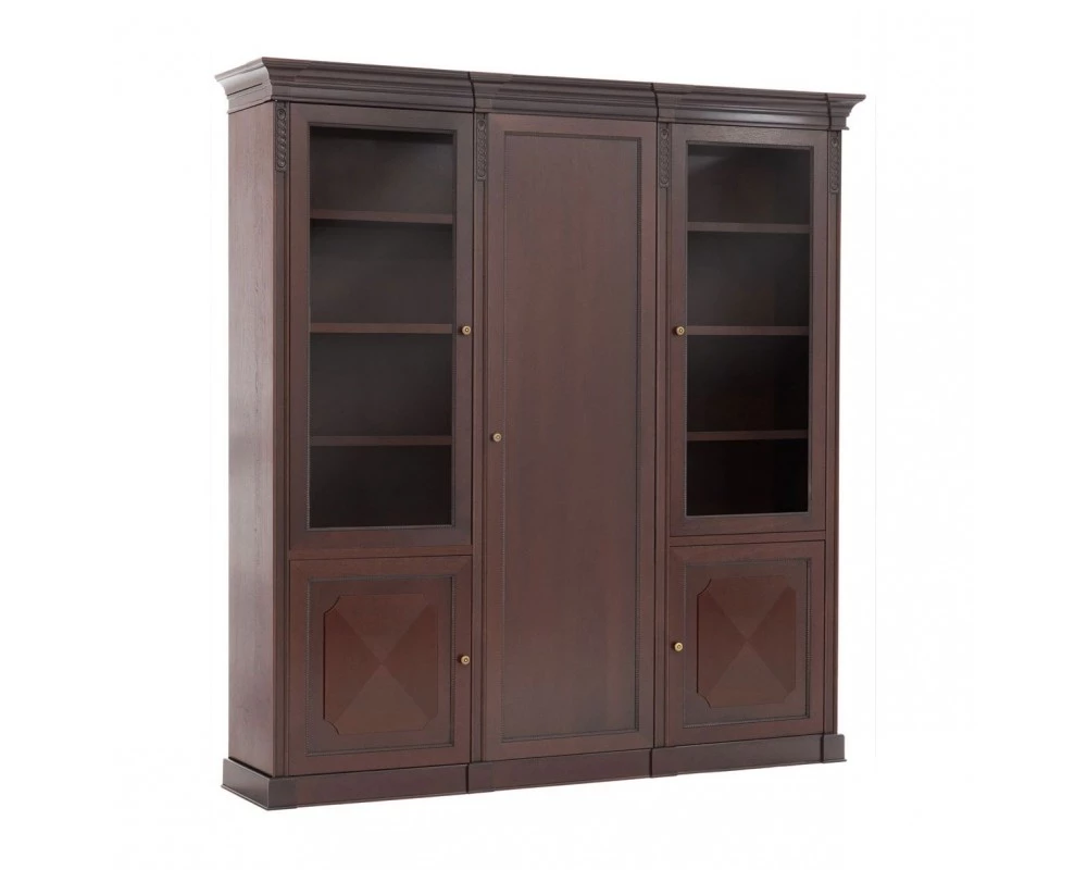 Шкаф комб. и гардероб L221 221x50x234 Doge Орех танганьика