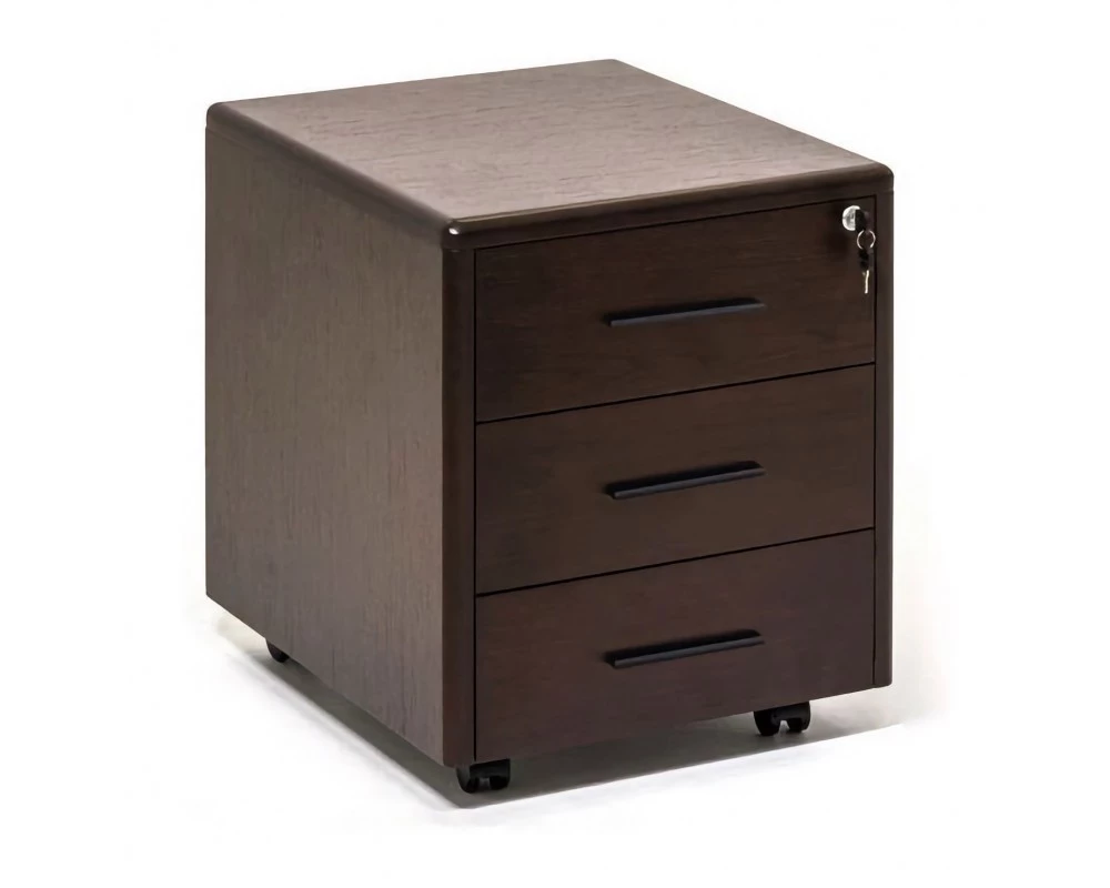 Тумба подкатная 3 ящика 47x55x57 Legno Орех