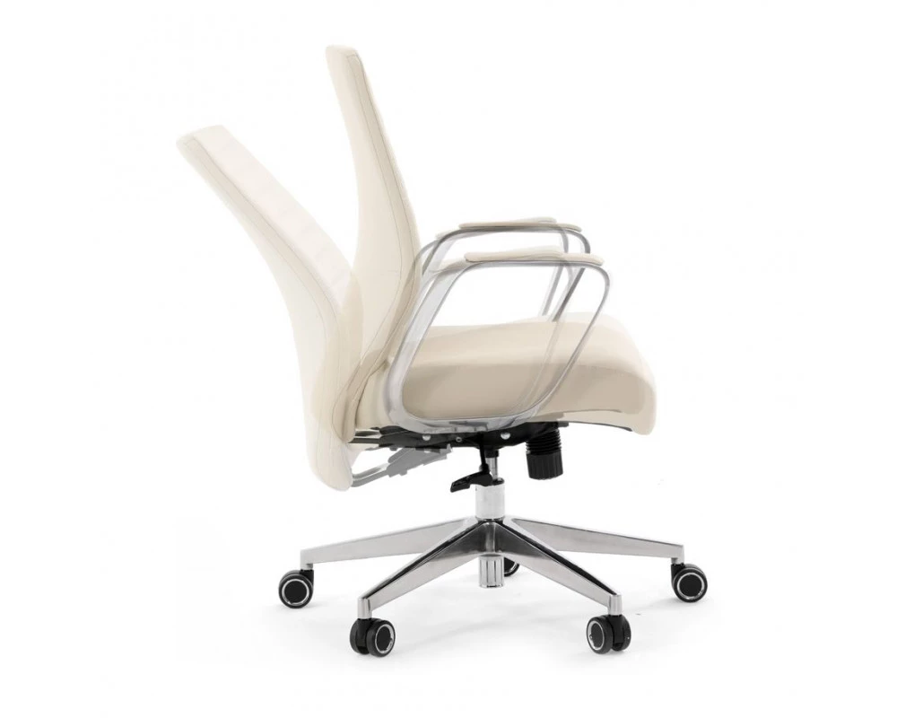 Кресло LINE/B Натуральная кожа, Бежевый