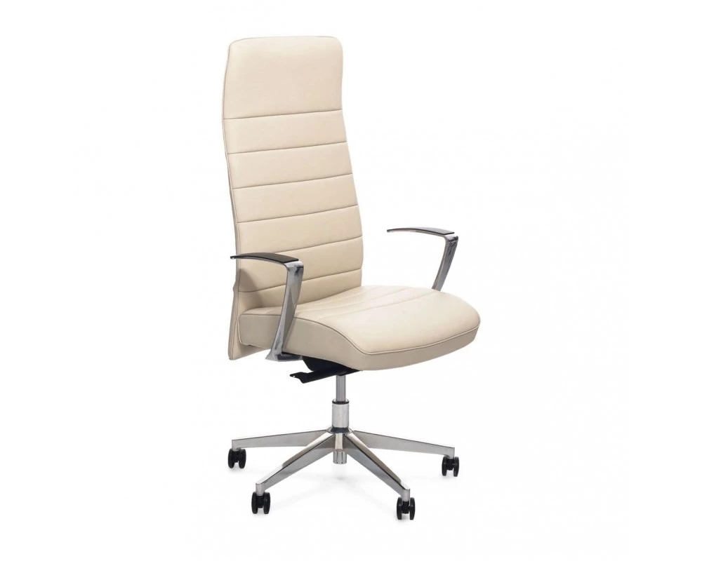 Кресло Stripe/A Кожа/Экокожа, Бежевый