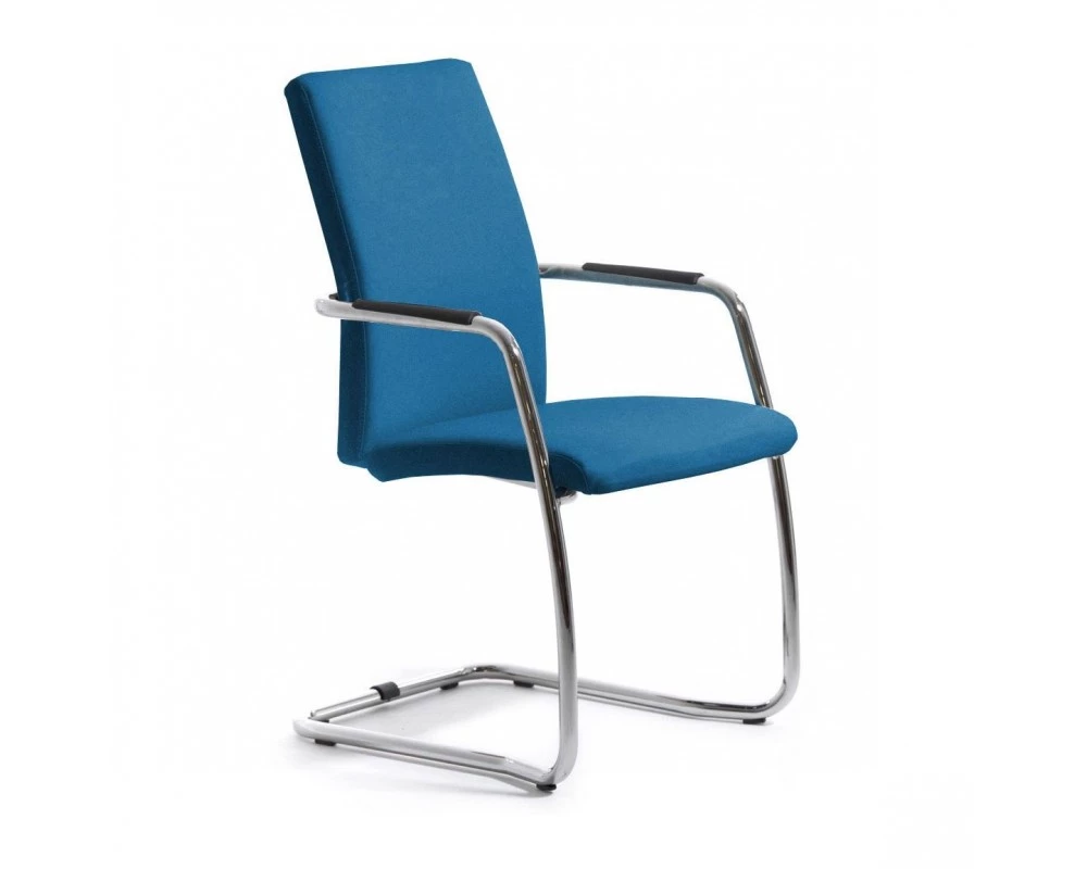 Кресло Well Seat на полозьях Ткань, Голубой