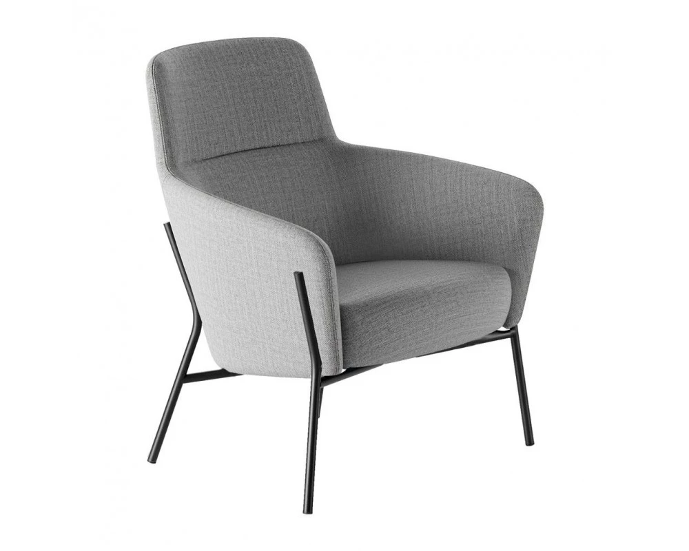 Кресло Vento Ткань, Серый