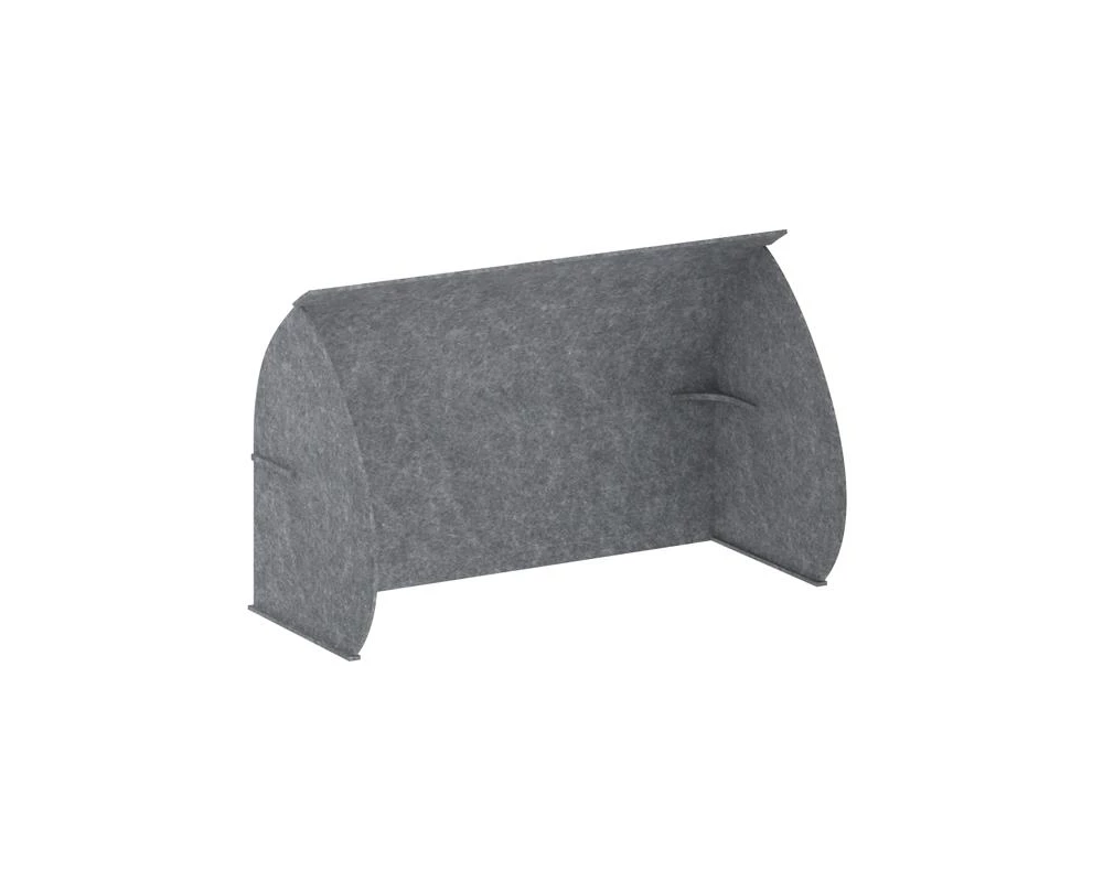 Кабина настольная скругленная на стол VE.KB2-118.7 1180x700x1000 AcustiX