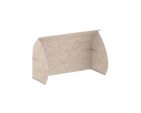 Кабина настольная скругленная на стол VE.KB2-138.6 1380x600x1000 AcustiX images