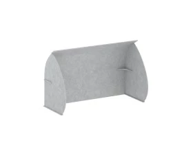 Кабина настольная скругленная на стол VE.KB2-158.6 1580x600x1000 AcustiX images