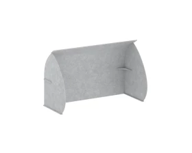 Кабина настольная скругленная на стол VE.KB2-1580.7 1580x700x1000 AcustiX images