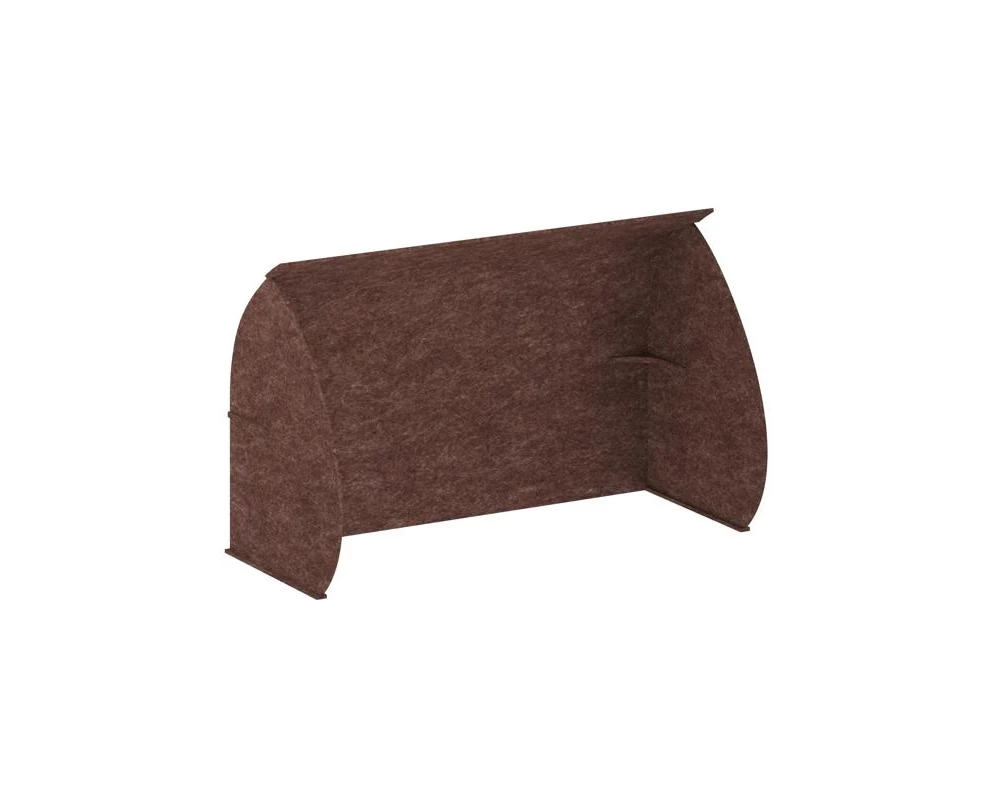 Кабина настольная скругленная на стол VE.KB2-1580.7 1580x700x1000 AcustiX