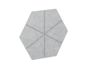 Настенная панель шестигранная (6 лучей) VE.NP-6G6L-200 400x346x12 Акустикс / AcustiX images