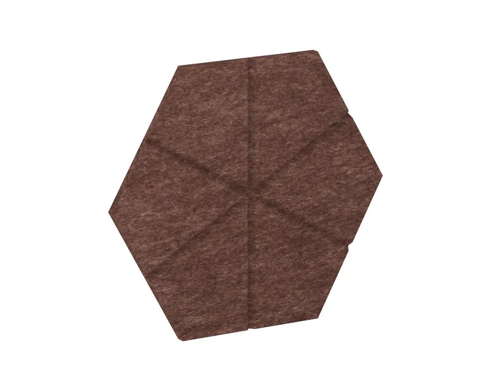 Настенная панель шестигранная (6 лучей) VE.NP-6G6L-200 400x346x12 Акустикс / AcustiX