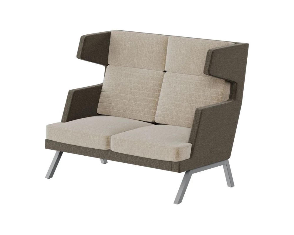 Диван двухместный высокий Aldo