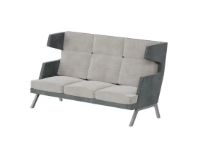 Диван трехместный высокий Aldo images