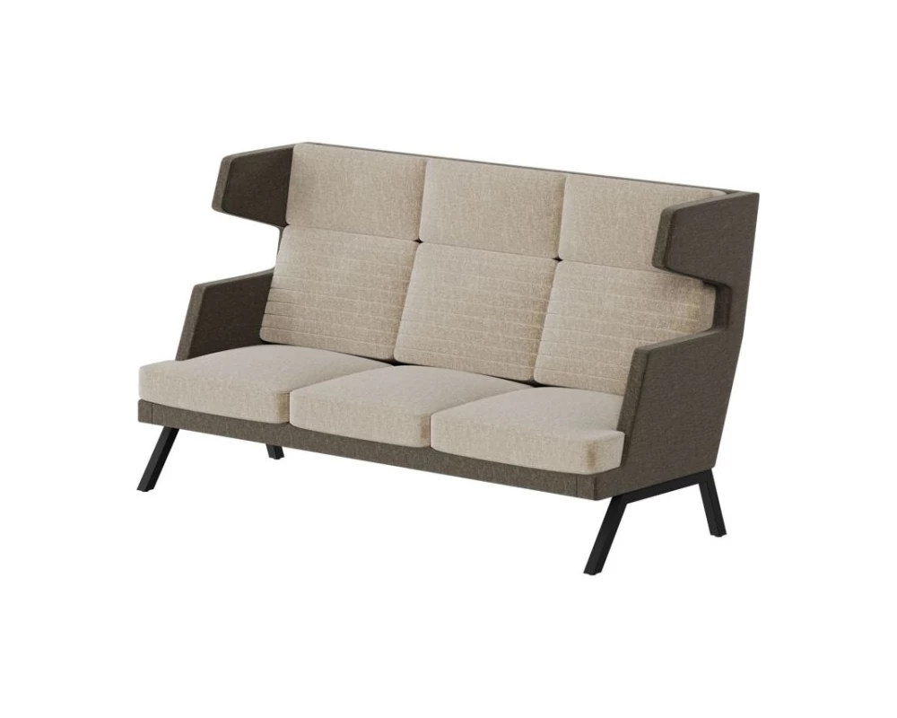 Диван трехместный высокий Aldo