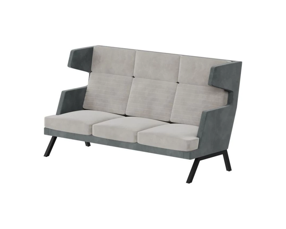 Диван трехместный высокий Aldo