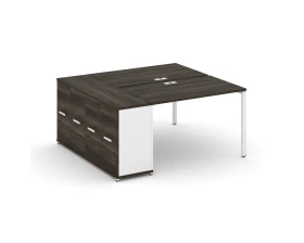 Рабочая станция с опорным распаш. шкафом CN.DRS-218 W 1600x1480x750 Концепт / Concept images