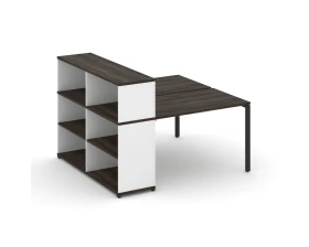 Рабочая станция с опорным стеллажом с надставкой низ. CN.DRS-210 1600x1480x1140 Концепт / Concept images