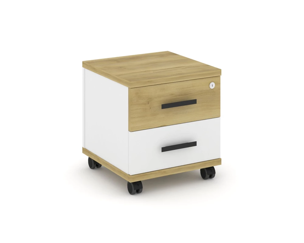 Тумба мобильная 2 ящ. CN.TUM-001 B 420x420x448 Concept