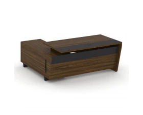 Стол для руководителя с опорной тумбой, правый 180 Corner images