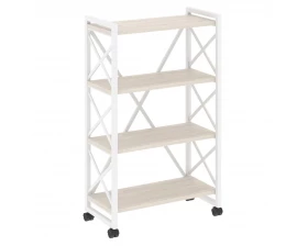 Стеллаж на колесных опорах - 4 полки 800х400х1334 Loft images