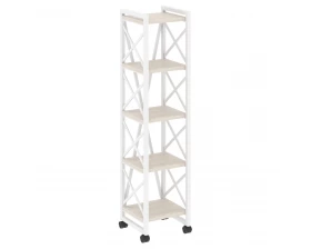 Стеллаж на колесных опорах - 5полок 400х400х1704 Loft images