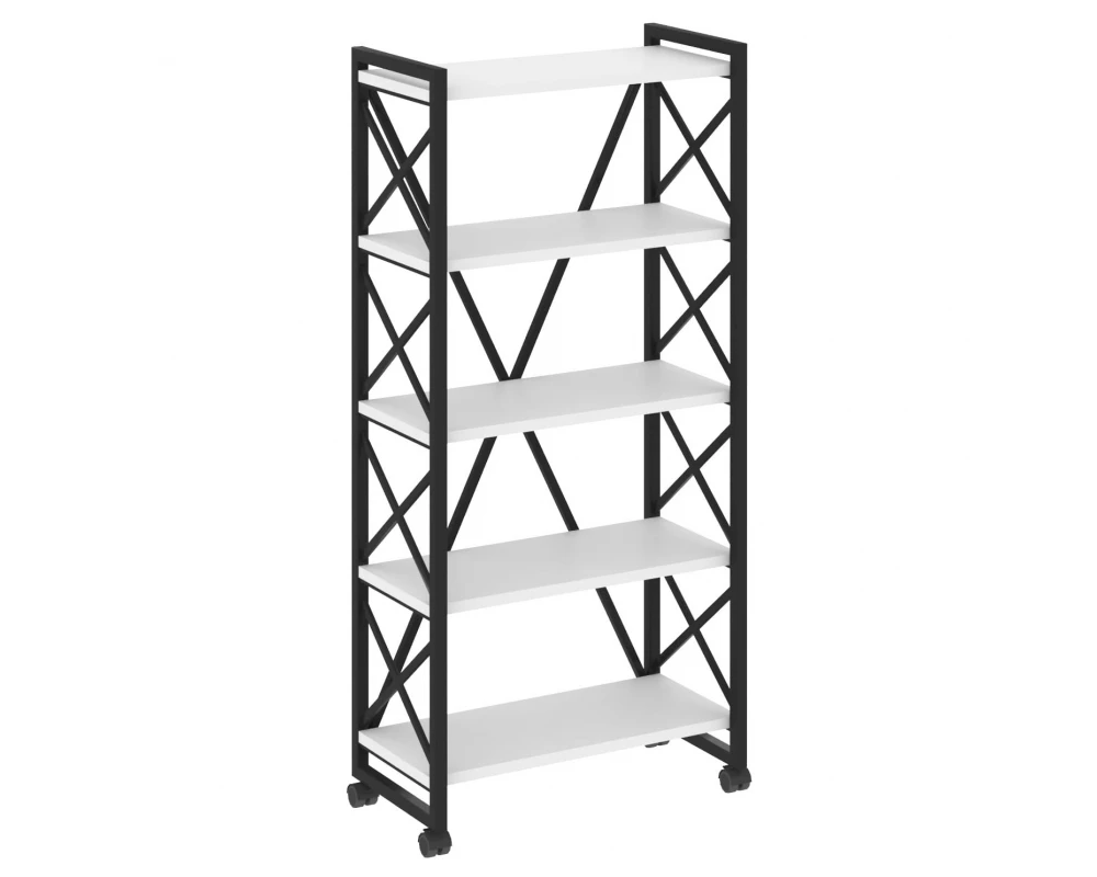 Стеллаж на колесных опорах - 5полок 800х400х1704 Loft