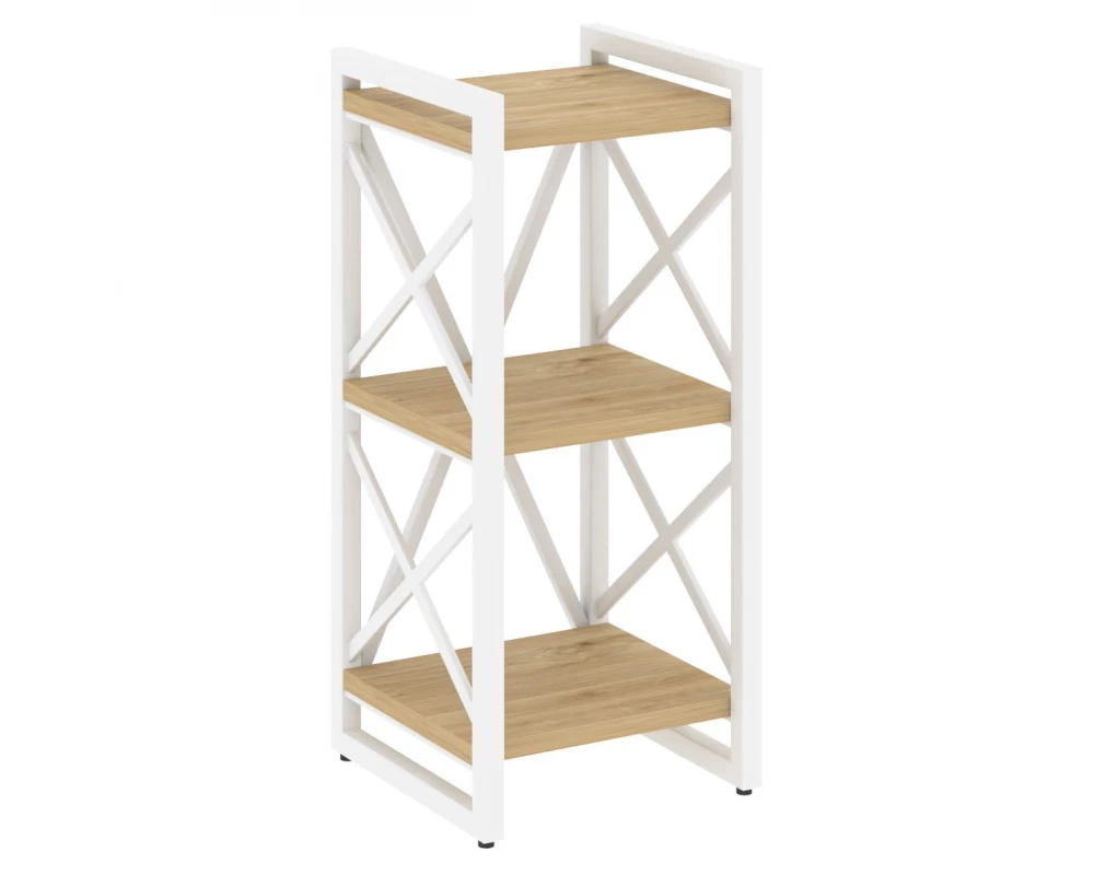 Стеллаж на регулируемых опорах - 3 полки 400х400х910 Loft