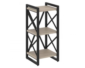 Стеллаж на регулируемых опорах - 3 полки 400х400х910 Loft images