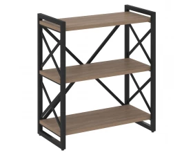 Стеллаж на регулируемых опорах - 3 полки 800х400х910 Loft images