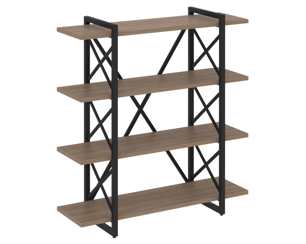 Стеллаж на регулируемых опорах - 4 полки 1200х400х1280 Loft