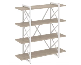 Стеллаж на регулируемых опорах - 4 полки 1200х400х1280 Loft images