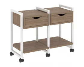 Тумба на колесных опорах наборная. Вариант №1 970х460х767 Loft images