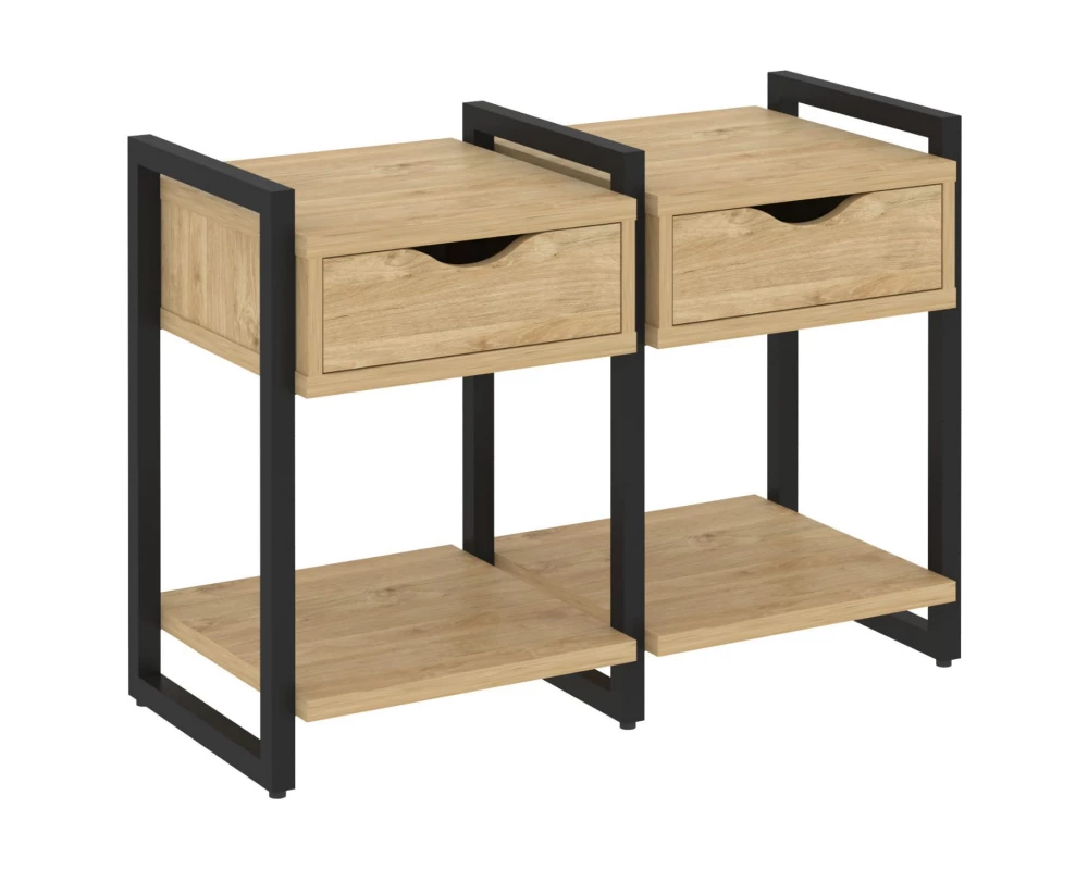 Тумба на регульруемых опорах наборная. Вариант №1 970х460х719 Loft