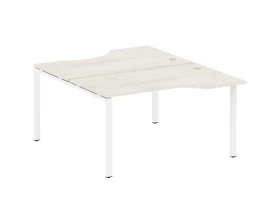 Рабочая станция криволинейная на П-образном м/к 140x183,5x75 Метал Систем / Metal System images